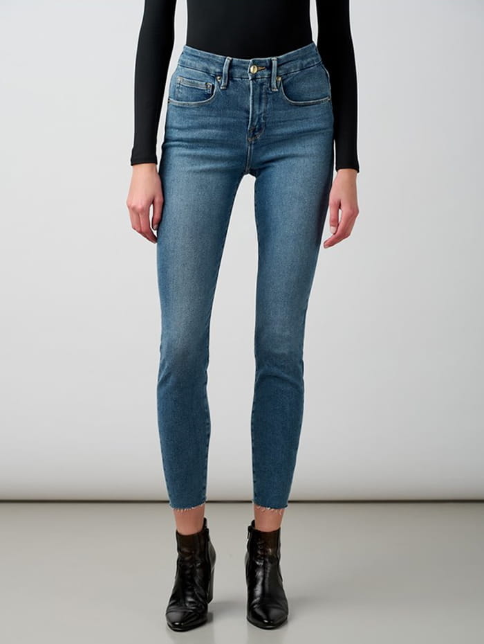 High-rise skinny jeans