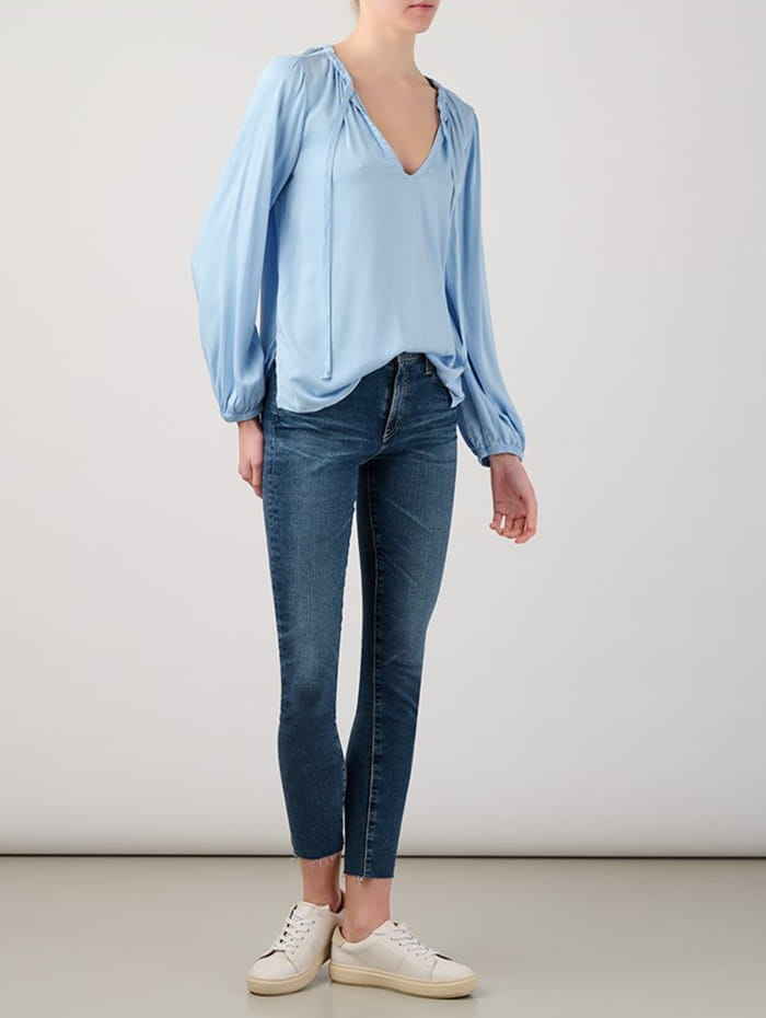 Cropped skinny jeans
