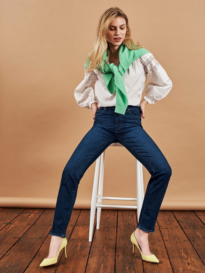 What are slim-fit jeans for women?