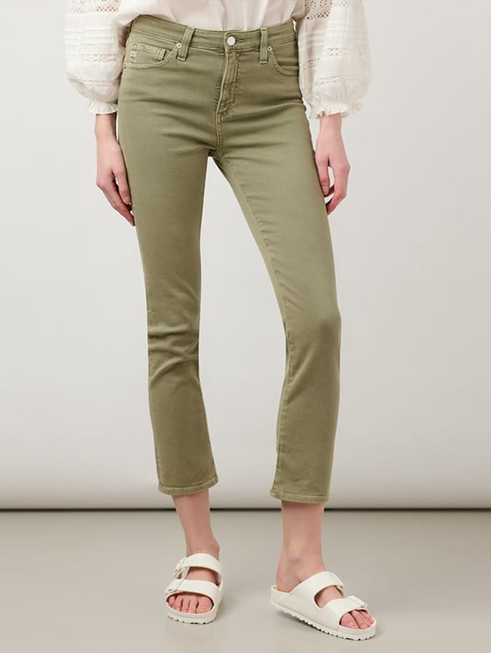 Mid-rise slim jeans
