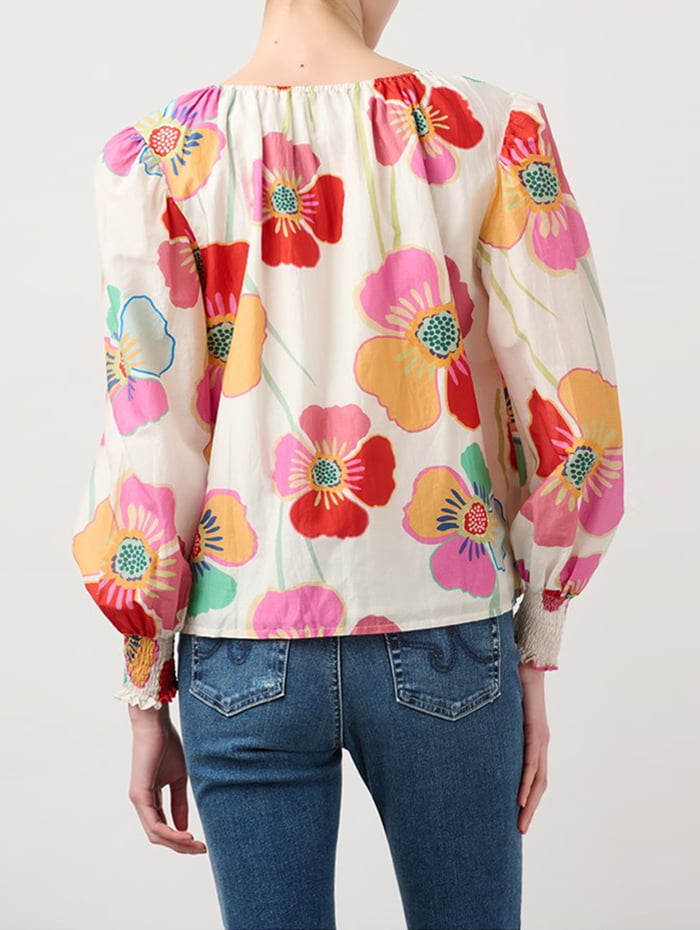 floral blouse