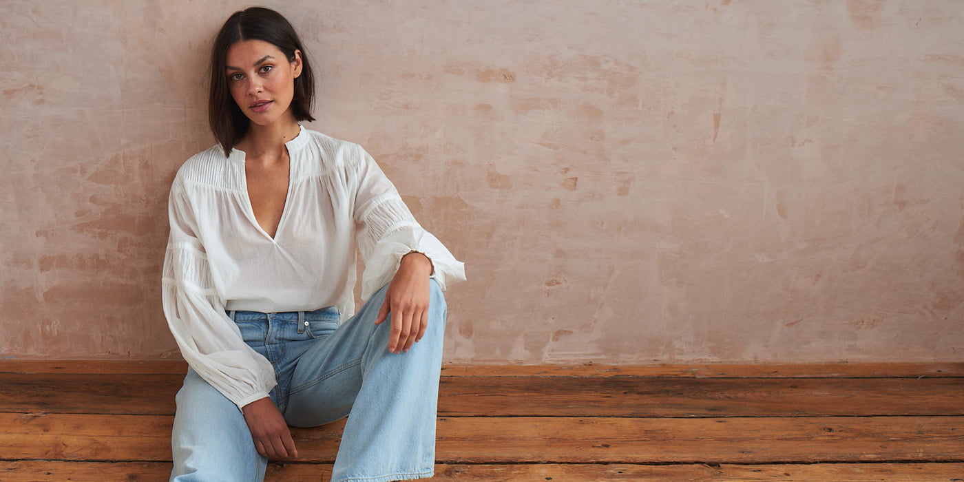 How to Style Wide Leg Jeans