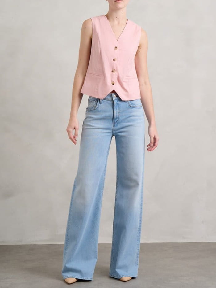 Light wash denim