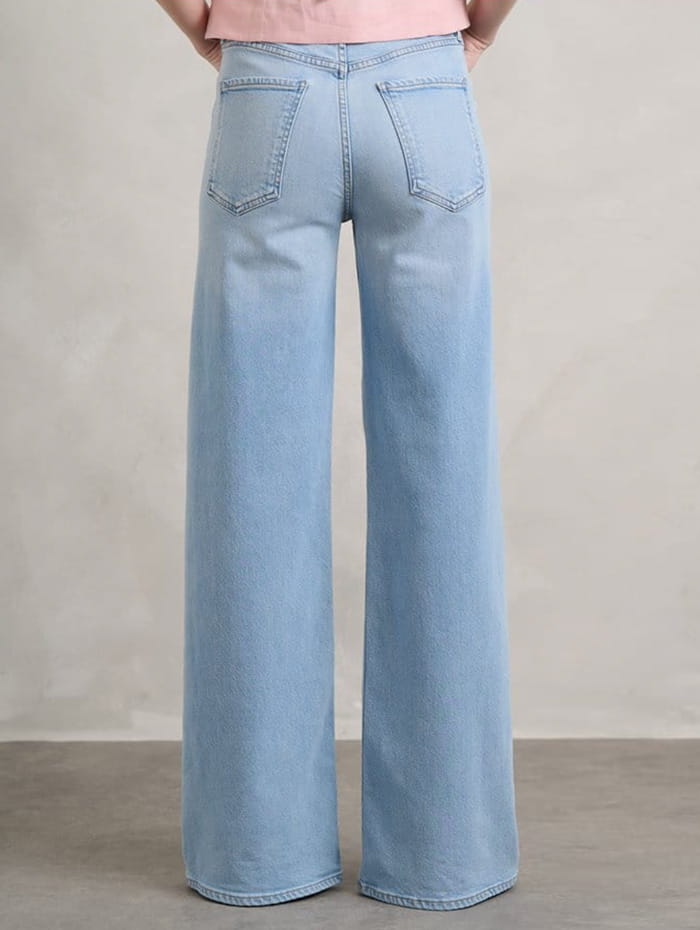 Light wash denim