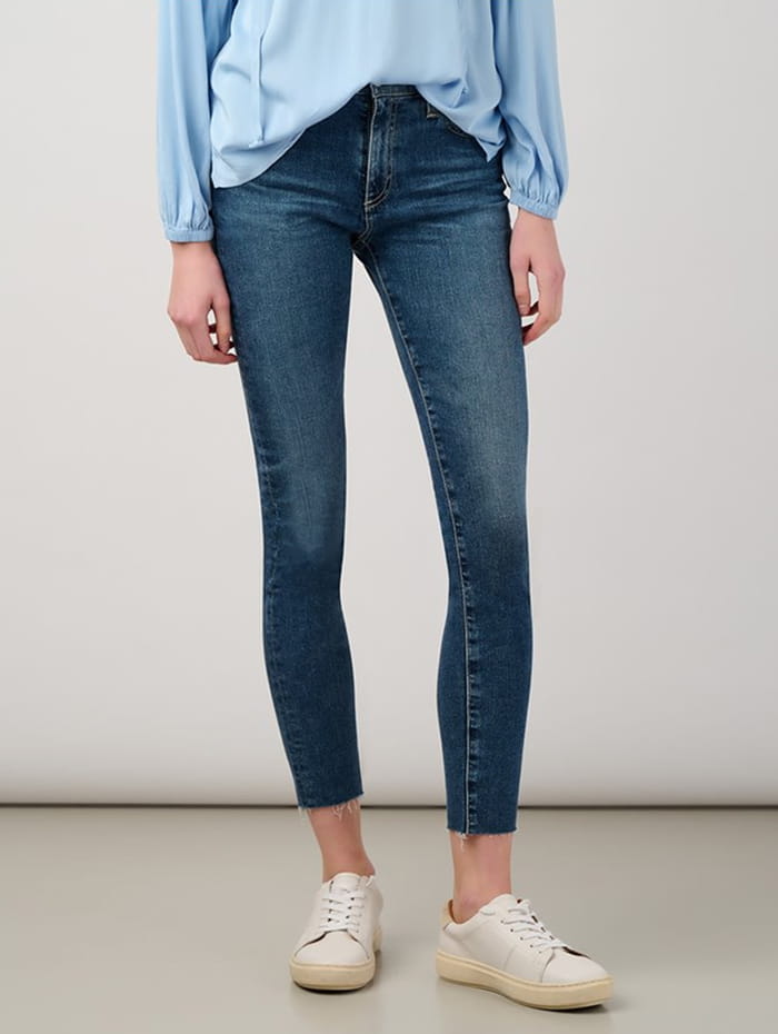 Cropped skinny jeans