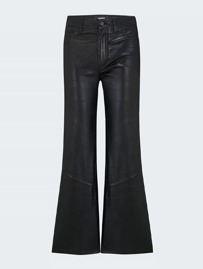 Leather Straight Leg Trousers