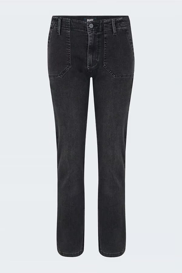 Mayslie Straight Ankle In Faded Stone