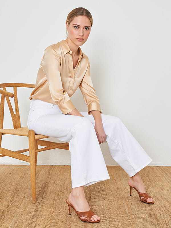 Women’s white skinny jeans