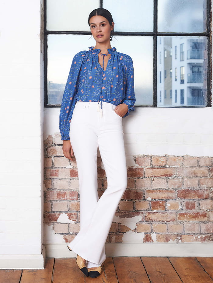 White Wide Leg Jeans