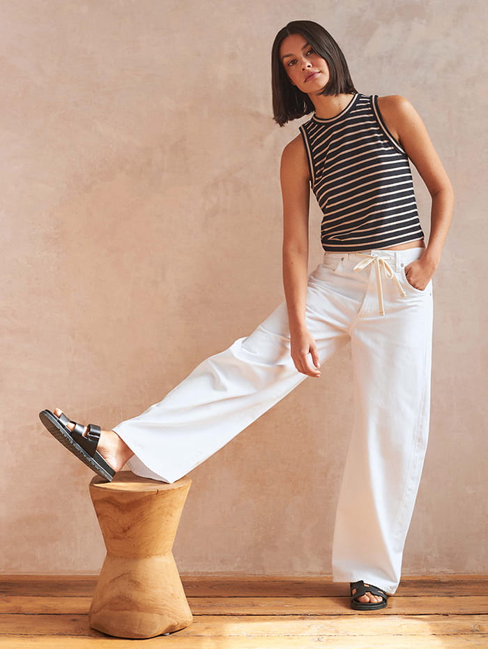 How To Style WHITE JEANS