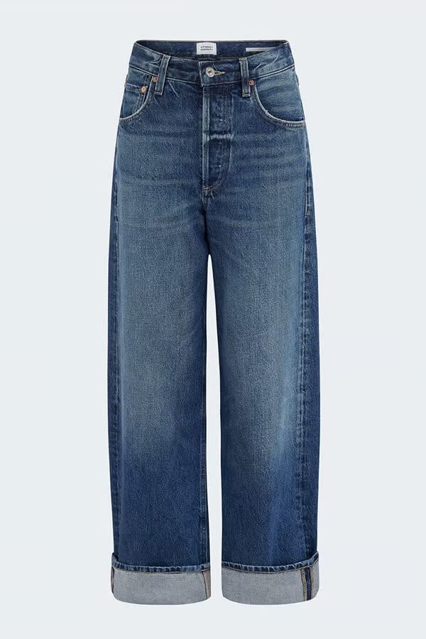 ayla cuffed crop in claremont