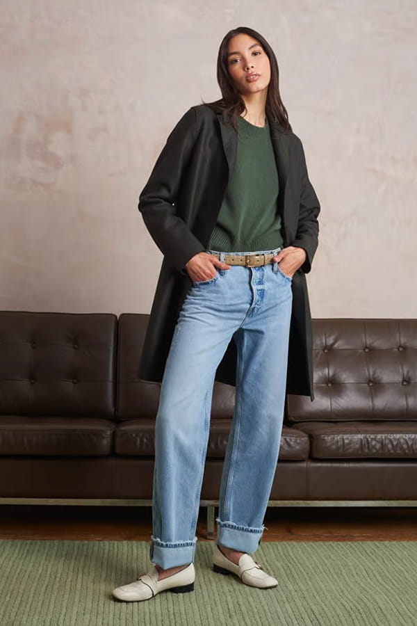 The Slouchy Straight Cuff In Ziggy