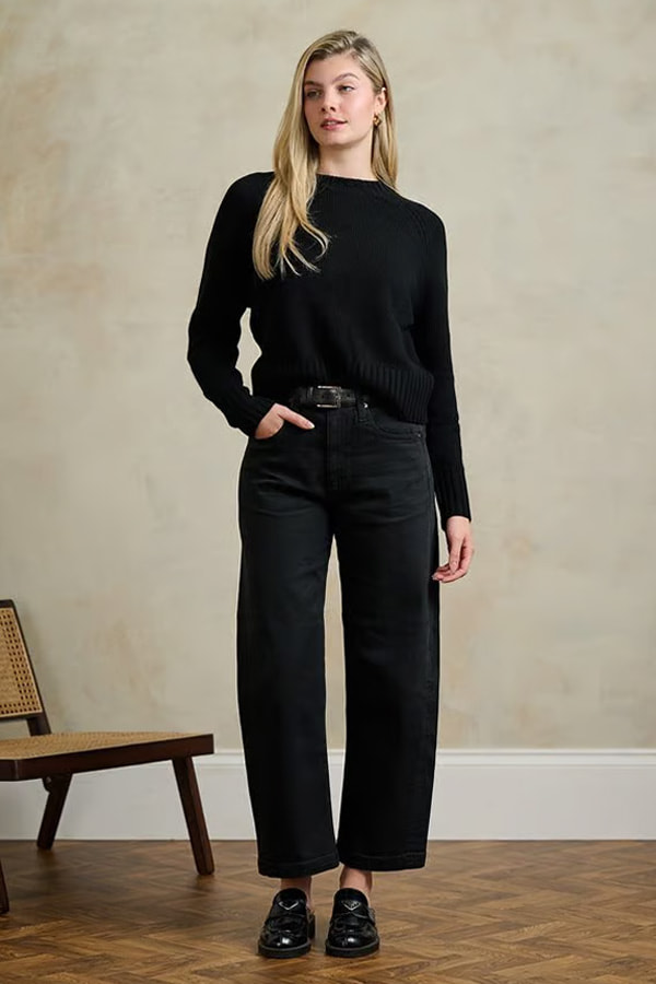 Hattie Barrel Leg In 7 Years Vintage Onyx