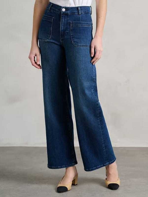 Le Slim Palazzo Bardot Pockets