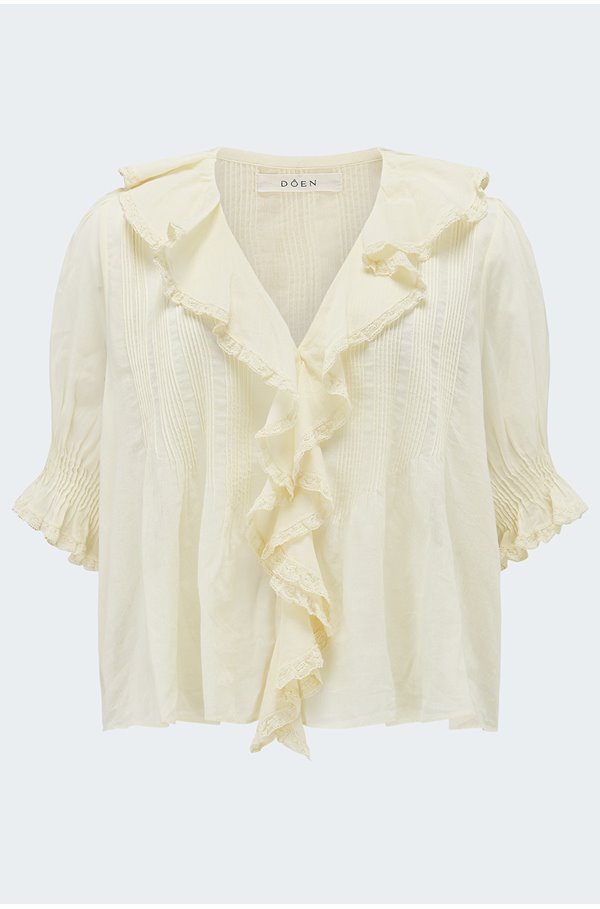 Henri Top In Creme Citron