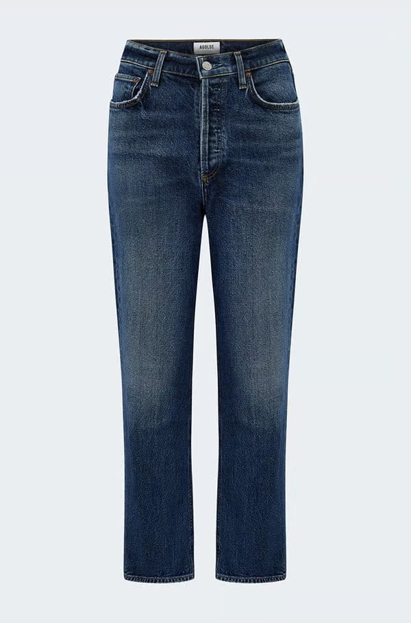 90s Pinch Crop Jean In Solace