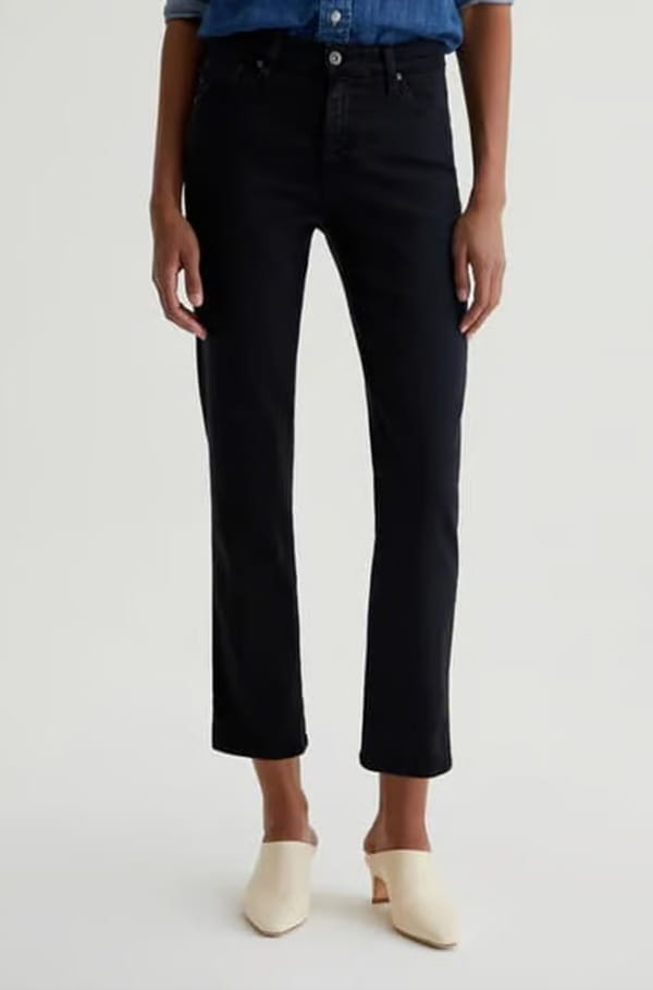 Mari Crop In Sulfur Black