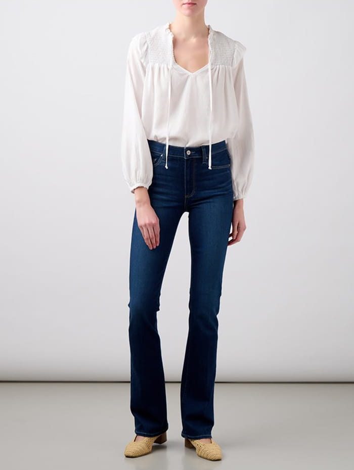 High-rise Manhattan jeans