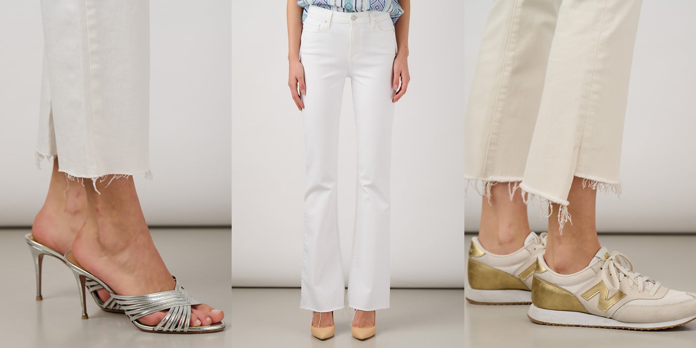 What shoes to wear with bootcut jeans in summer