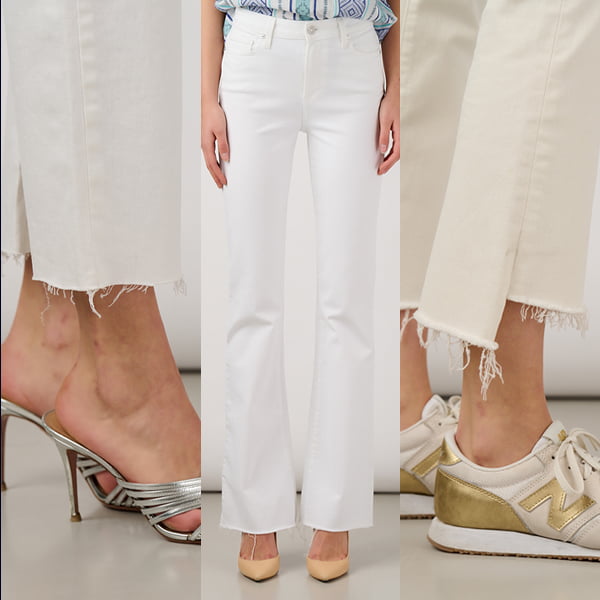 What shoes to wear with bootcut jeans in summer