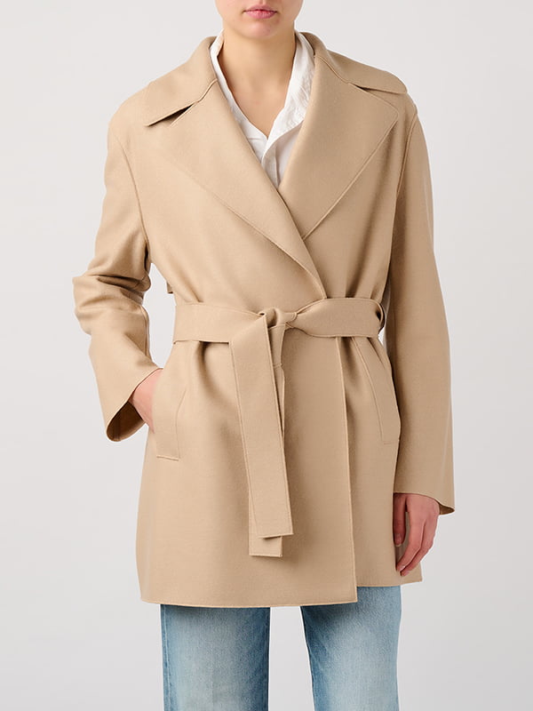 Opt for a long belted coat