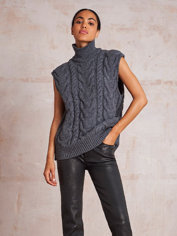 Oversized chunky knits