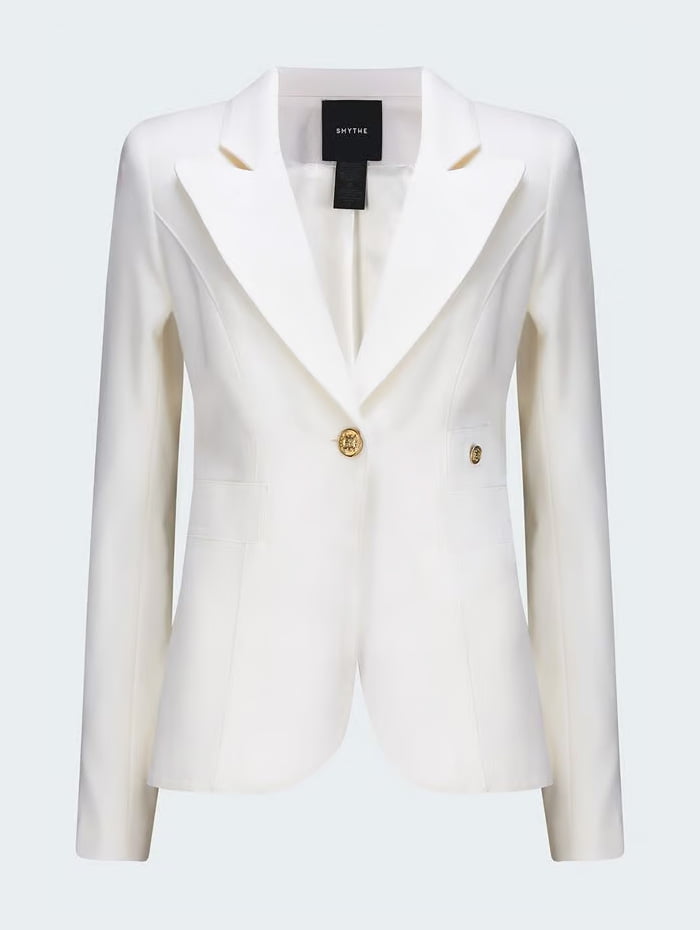 Add a structured blazer