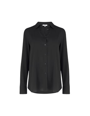 VINCE - Slim Fitted Shirt In Black