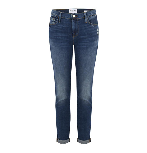 FRAME LE GARCON BOYFRIEND JEAN IN AZURE