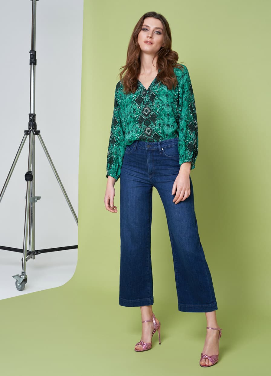 Jeans, Frame Le High Skinny in Columbia Road