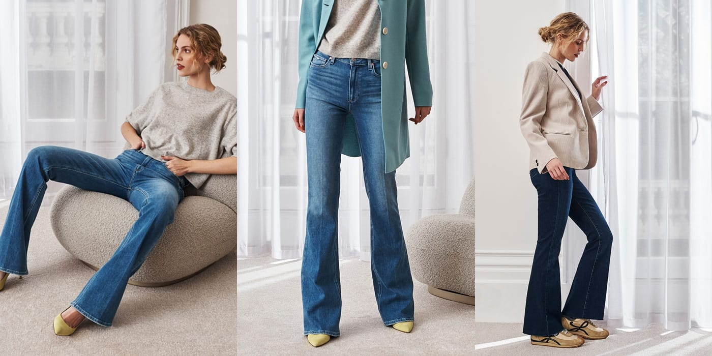 How to Style Flare Jeans - Straight A Style