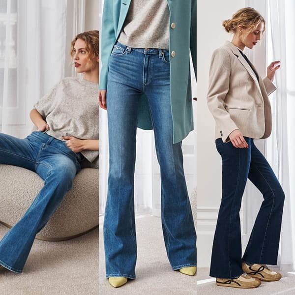How to style flared jeans