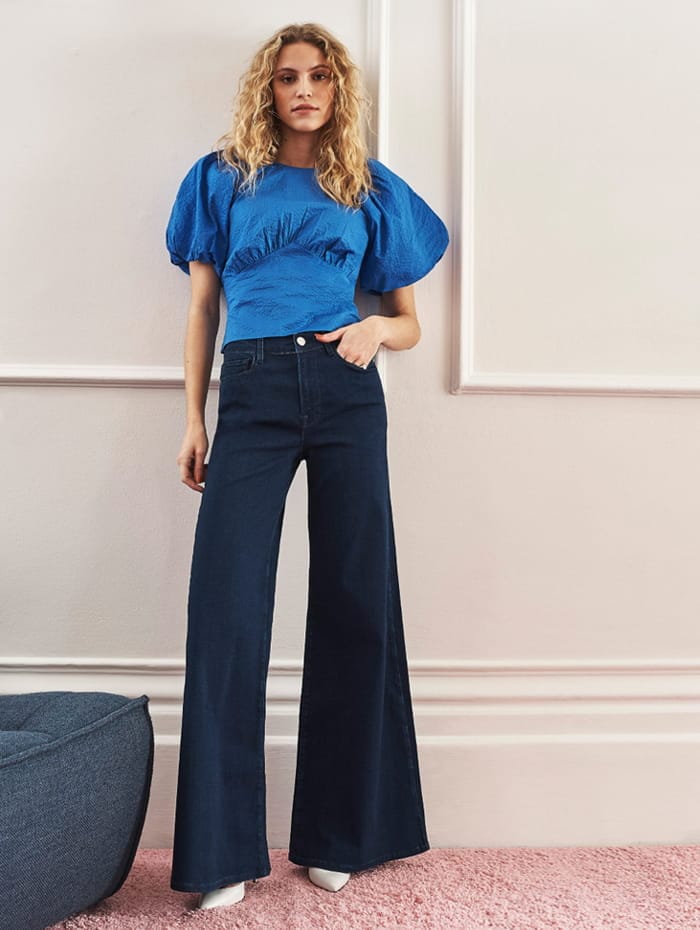 How To Wear Wide Leg Pants For Petites Wide Leg Jeans With