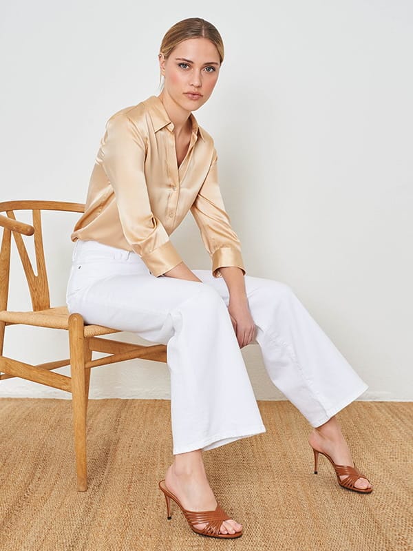 Ladies white jeans uk discount