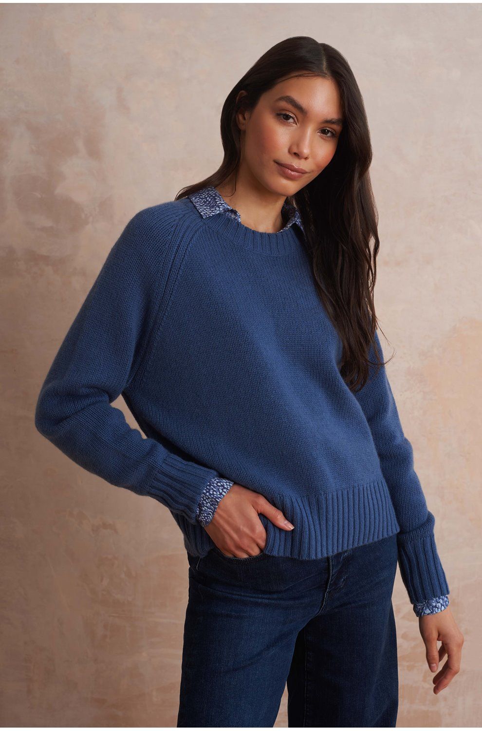 Steel blue sweater cheap