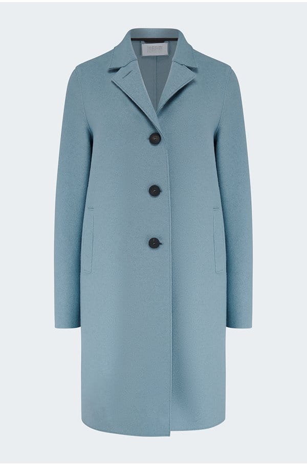 boxy coat in mineral grey