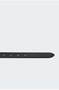 narrow hermes belt in black