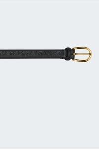narrow hermes belt in black