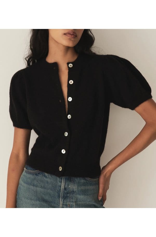 anisa cardigan in black