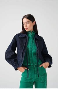 heidi jacket in indigo rinse