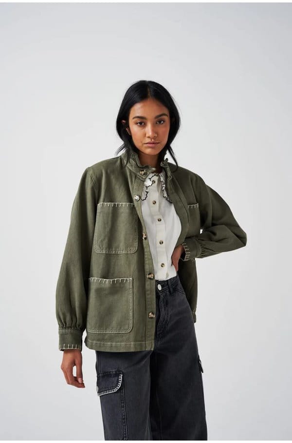 pablo jacket in khaki