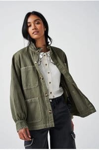 pablo jacket in khaki