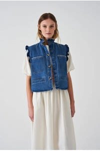 pablo waistcoat in vintage americana