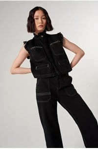 pablo waistcoat in vintage black