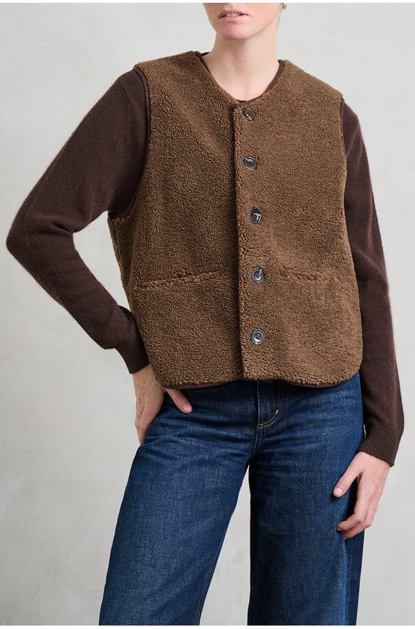 fusil jacket in marron