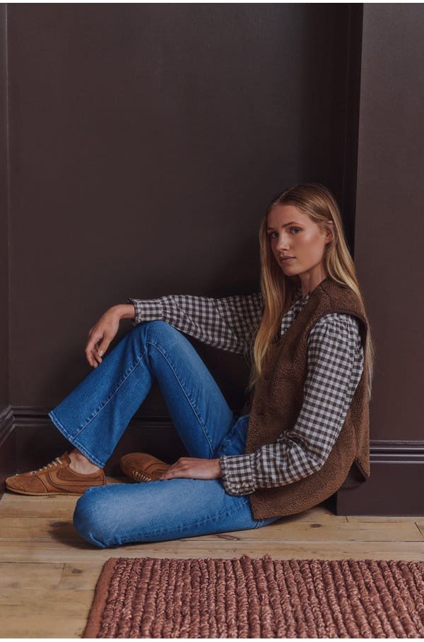 fusil jacket in marron