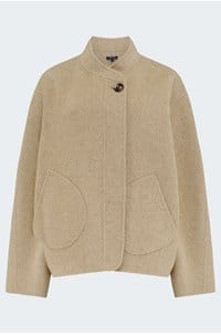 windsor jacket in beige chine 