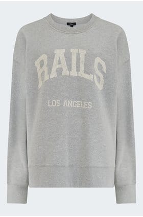 Varsity Sweatshirt in Heather Grey