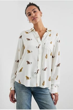Kathryn Shirt in Wild Animals