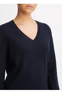 weekend v neck sweater in coastal